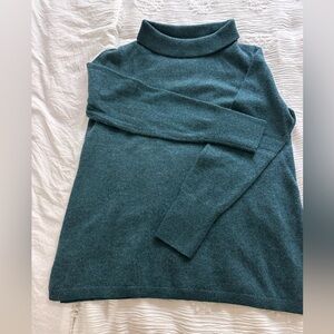 Talbots 100% cashmere mock neck.